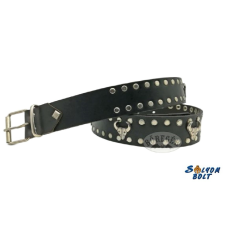  Bőr öv, ökörkoponya ajándéktárgy