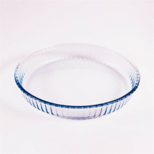 BORCAM kerek bordázott hőálló üvegedény 2.950ml, 319*50mm edény