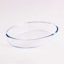  BORCAM ovális hőálló üvegedény 2.360ml, 306*216*60mm sütés és főzés