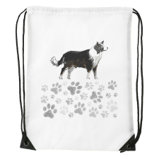 Border collie - Sport táska fehér tornazsák