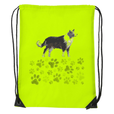 Border collie - Sport táska sárga tornazsák