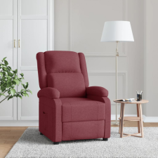  bordó dönthető szövet fotel bútor