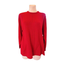  Bordó kötött női pulóver (méret: 46/L) női pulóver, kardigán