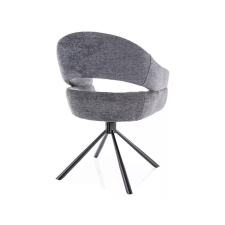  Borgo Raven Forgó Étkezőszék Sötétszürke Szövet Kárpittal bútor