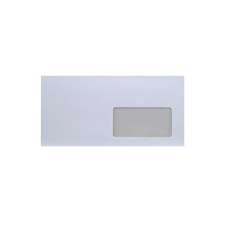 Boríték LA4 öntapadó bélésnyomott jobb ablakos 45x90mm 110x220mm J20A15 Bluering® fehér boríték