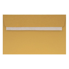 Boríték színes KASKAD LC/6 szilikonos 114x162mm 120gr arany 25/csom boríték