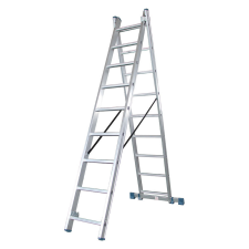 BORMANN Pro LÉTRA 2x7 fok, 3,36m (BHL5120) létra és állvány