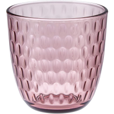 Bormioli Rocco Slot Lilac Rose (halvány rózsaszínű) vizes pohár, 29 cl, 6 db üdítős pohár