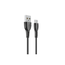 Borofone BX51 TRIUMPH MICRO USB KÁBEL 1 MÉTER FEKETE kábel és adapter