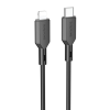 Borofone BX70 USB Type-C/Lightning PD 20W kábel 1 méter fekete
