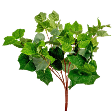  Borostyán bokor 4ágú M45cm 12db/# dekorációs kellék