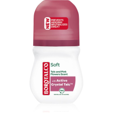 BOROTALCO Soft Talc & Pink Flower golyós dezodor roll - on alkoholmentes 50 ml dezodor