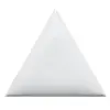  Bőrpanel, bőr falpanel: szabályos háromszög alakú - Melody-001 Fehér (25x21.7 cm)