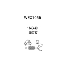 Bosal rugalmas cső kipufogó rendszer kézi kapcsolású váltó kipufogó alkatrész