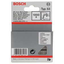 Bosch 2609200216 tűzőgép kapocs 1000db (bosch2609200216) tűzőgép