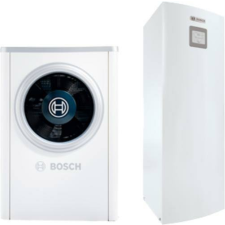 Bosch COMPRESS 6000 AW-7+AWM 5-9 LEVEGŐ-VÍZ HŐSZIVATTYÚ 7 KW, ELEKTROMOS KIEGÉSZÍTŐ FŰTÉSSEL hőszivattyú