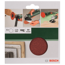 Bosch CSISZOLÓLAP 5DB D:115MM G:80 PAPÍR SAROKCSISZOLÓHOZ csiszolókorong és vágókorong