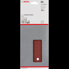 Bosch EXPERT C430 csiszolópapír rezgőcsiszolókhoz, fa és festék, 115x280 mm, G80, 10db (2608605343) barkácsgép tartozék
