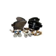 Bosch fékbetét készlet akusztikus kopásjelzéssel,tartozékokkal,csavarokkal,low-metallic,95,6mm fékbetét
