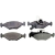 Bosch fékbetét készlet csikorgásgátló lemezzel,dugattyú sasszeggel,low-metallic,151,6mm,ate fékrendszerű