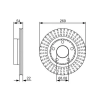 Bosch féktárcsa 0 986 479 A42
