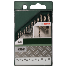Bosch FÉMFÚRÓSZÁR KÉSZLET 13 RÉSZES HSS-G barkácsgép tartozék
