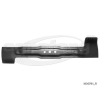 Bosch Fűnyíró kés Bosch 370 370mm, 10mm, 3 furatos utángyártott