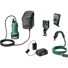 Bosch GardenPump 2000 Akkumulátoros esővíz-szivattyú, 18V, akkuval és töltővel (1x2,5 Ah) (06008C4202) szivattyú