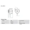 Bosch generátor 0 986 034 110