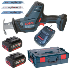 Bosch GSA 18V-LI C Professional Akkumulátoros orrfűrész szerszámkofferban (akkuval és töltővel) orrfűrész