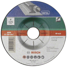 Bosch HAJLÍTOTT NAGYOLÓTÁRCSA FÉMHEZ 125X6MM csiszolókorong és vágókorong