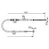 Bosch huzal, rögzítőfék 1 987 482 274