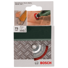 Bosch KORONGKEFE D:75MM G:80 FÚRÓHOZ, NYLON, CSISZOLÓVAL csiszolókorong és vágókorong