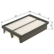 Bosch légszűrő BOSCH F 026 400 587 autóalkatrész