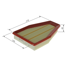 Bosch légszűrő BOSCH F 026 400 755 autóalkatrész