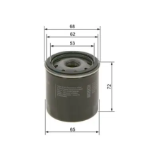 Bosch olajszűrő 0 986 452 028 autóalkatrész