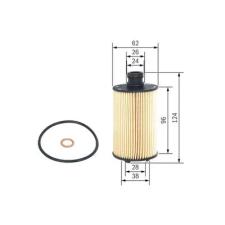 Bosch olajszűrő F 026 407 154 autóalkatrész
