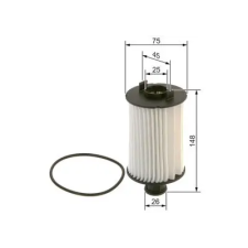 Bosch olajszűrő F 026 407 269 autóalkatrész
