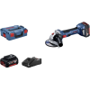 Bosch Professional GWS 18V-7 akkus sarokcsiszoló 2db 4.0Ah akkuval (06019H9005) (06019H9005)