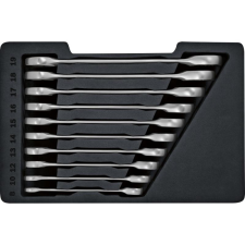 Bosch Racsnis csillag-villáskulcs készlet 10 részes 8-19 mm CrV villáskulcs