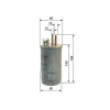Bosch Üzemanyagszűrő 0 450 906 376