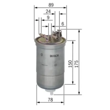 Bosch Üzemanyagszűrő BOSCH 0 450 906 174 üzemanyagszűrő