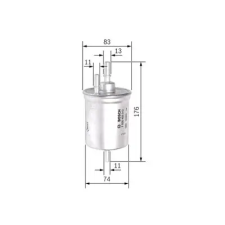Bosch Üzemanyagszűrő F 026 403 012 autóalkatrész