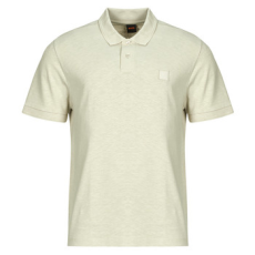 Boss Rövid ujjú galléros pólók Pe linenlogo Bézs EU XL