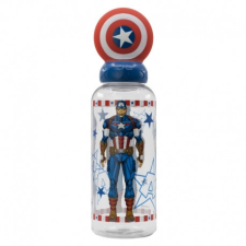 Bosszúállók 3D MŰANYAG PALACK 560 ML AVENGERS - AMERIKA KAPITÁNY babaétkészlet