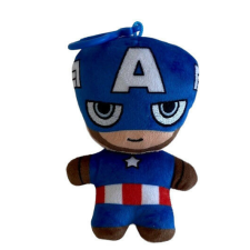  Bosszúállók Captain America 2D plüss figura akasztóval 13 cm játékfigura