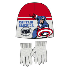 Bosszúállók Captain America gyerek sapka + kesztyű szett 54 cm gyerek sapka