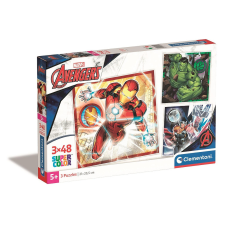 Bosszúállók puzzle 3x48 db-os (Superheroes) puzzle, kirakós