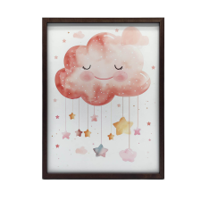 BOSZORKÁNYFELHŐ VÁSZON FESTÉS KERET NÉLKÜL PREMIUM VÁSZON 30x40 CM grafika, keretezett kép