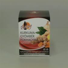  Boszy kurkuma-gyömbér-fokhagyma por kapszula 60 db gyógyhatású készítmény